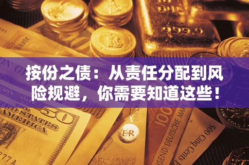 武汉按份之债：从责任分配到风险规避，你需要知道这些！