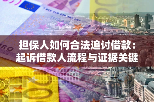 武汉担保人如何合法追讨借款:起诉借款人流程与证据关键点 武汉担保人如何合法追讨借款:起诉借款人流程与证据关键点